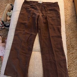 Victoria’s Secret Pull on linen beach pants